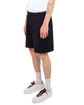 Shaka Wear Men's Garment Dye Fleece Shorts black ModelQrt