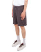 Shaka Wear Men's Garment Dye Fleece Shorts shadow ModelQrt