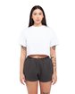 Shaka Wear Ladies' Garment Dye Fleece Shorts  