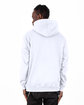 Shaka Wear Adult Heavyweight Fleece Hoodie white ModelBack