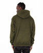 Shaka Wear Adult Heavyweight Fleece Hoodie olive ModelBack