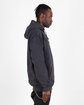 Shaka Wear Adult Heavyweight Fleece Hoodie charcoal grey ModelSide