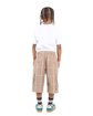 Shaka Wear Youth Plaid Shorts khaki ModelBack