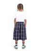 Shaka Wear Youth Plaid Shorts black ModelBack