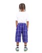 Shaka Wear Youth Plaid Shorts royal ModelBack