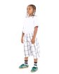 Shaka Wear Youth Plaid Shorts white ModelQrt