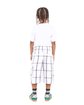 Shaka Wear Youth Plaid Shorts white ModelSide