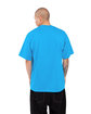 Shaka Wear Adult Max Heavyweight T-Shirt turquoise ModelBack