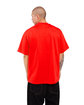 Shaka Wear Men's Tall Max Heavyweight Short-Sleeve T-Shirt red ModelBack