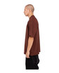 Shaka Wear Men's Tall Max Heavyweight Short-Sleeve T-Shirt brown ModelSide