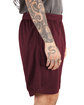 Shaka Wear Men's Mesh PE Gym Short burgundy ModelSide