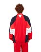 Shaka Wear Men's Nylon Track Jacket red ModelBack