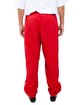 Shaka Wear Men's Nylon Tracksuit Pants red ModelBack