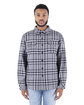 Shaka Wear Men's Plaid Flannel Jacket  