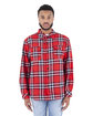 Shaka Wear Men's Plaid Flannel Jacket  