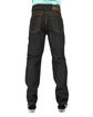 Shaka Wear Men's Raw Denim Straight-Leg Jean Pant black_34 ModelBack