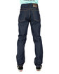 Shaka Wear Men's Raw Denim Straight-Leg Jean Pant raw indigo_32 ModelBack