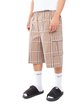 Shaka Wear Unisex Plaid Shorts khaki ModelQrt