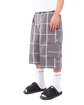 Shaka Wear Unisex Plaid Shorts dark grey ModelQrt