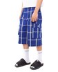 Shaka Wear Unisex Plaid Shorts royal ModelQrt