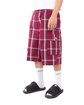 Shaka Wear Unisex Plaid Shorts burgundy ModelQrt