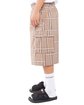 Shaka Wear Unisex Plaid Shorts khaki ModelSide