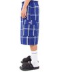 Shaka Wear Unisex Plaid Shorts royal ModelSide