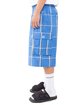 Shaka Wear Unisex Plaid Shorts sky blue ModelSide