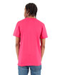 Shaka Wear Adult V-Neck T-Shirt hot pink ModelBack