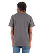 Shaka Wear Adult V-Neck T-Shirt dark grey ModelBack