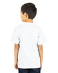 Shaka Wear Youth V-Neck T-Shirt white ModelBack