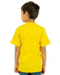 Shaka Wear Youth V-Neck T-Shirt yellow ModelBack