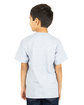 Shaka Wear Youth V-Neck T-Shirt heather grey ModelBack