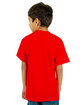 Shaka Wear Youth V-Neck T-Shirt red ModelBack