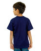 Shaka Wear Youth V-Neck T-Shirt navy ModelBack