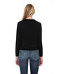StarTee Ladies' Everyday Long-Sleeve T-Shirt black ModelBack