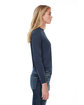 StarTee Ladies' Everyday Long-Sleeve T-Shirt navy heather ModelSide