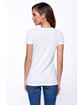 StarTee Ladies' Triblend V-Neck T-Shirt heather white ModelBack