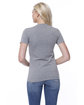 StarTee Ladies' Triblend V-Neck T-Shirt premium heather ModelBack