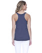 StarTee Ladies' Triblend Racerback Tank vintage navy ModelBack