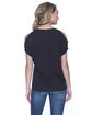 StarTee Ladies' Cotton/Modal Open Shoulder  ModelBack