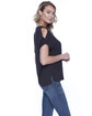 StarTee Ladies' Cotton/Modal Open Shoulder  ModelSide