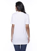 StarTee Unisex CVC Long Body T-Shirt white ModelBack