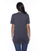 StarTee Unisex CVC Long Body T-Shirt charcoal heather ModelBack