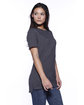 StarTee Unisex CVC Long Body T-Shirt charcoal heather ModelSide