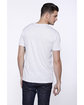 StarTee Men's Triblend  V-Neck T-Shirt heather white ModelBack