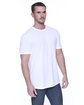 StarTee Men's Cotton/Modal Twisted T-Shirt  ModelSide