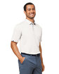 Swannies Golf Men's James H Polo white heather ModelQrt