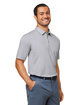 Swannies Golf Men's James H Polo grey heather ModelQrt