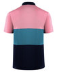 Swannies Golf Men's Gibbs Polo plumeria ModelBack